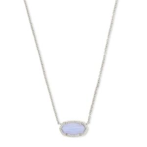 Kendra Scott Elisa Blue Lace Agate Necklace